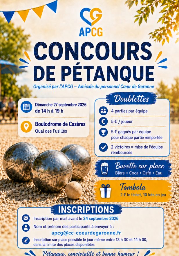 CONCOURS DE PÉTANQUE