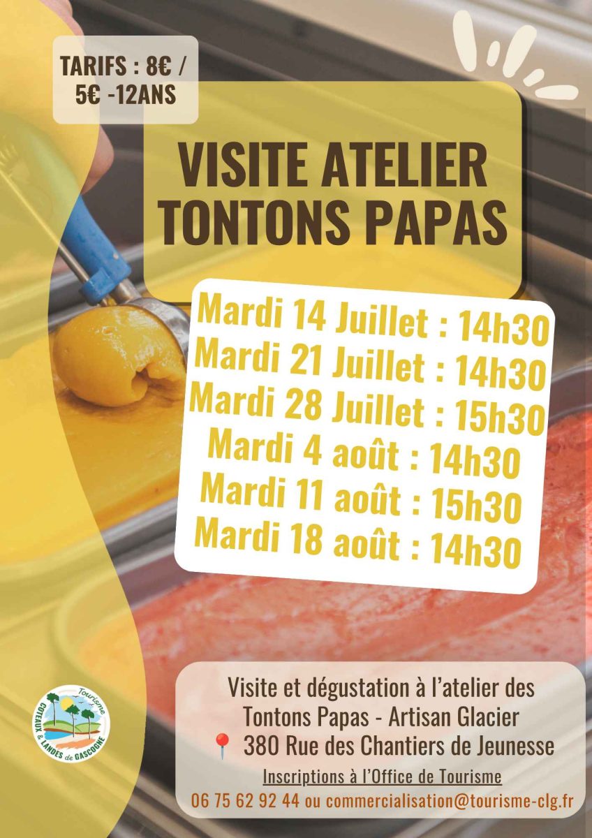 Visite de l'atelier des Tontons Papas