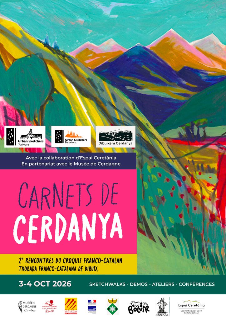CARNETS DE CERDANYA - 2NDES RENCONTRES  DU CROQUIS FRANCO-CATALANES