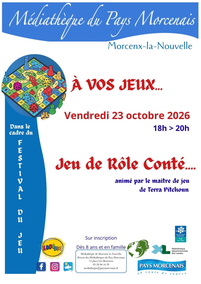 Festival du jeu -  Soirée jeux de rôle