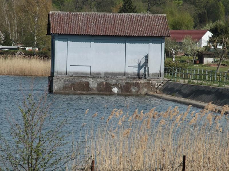 Route de la ligne maginot aquatique - étang réservoir
