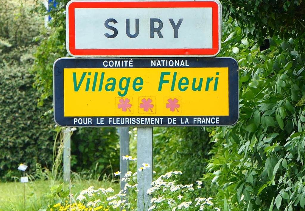SURY, Village Fleuri "3 Fleurs"