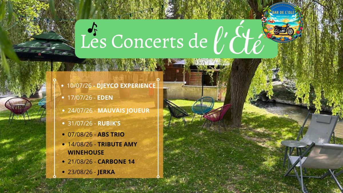 Concerts de l'été au Bar de l'Isle