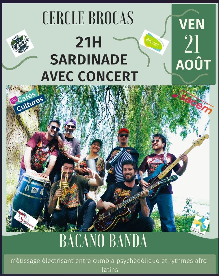Concert BACANO BANDA + SARDINADE