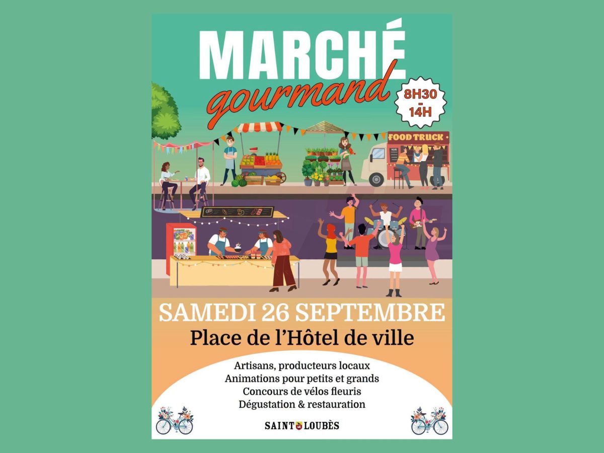 Marché gourmand et concours de vélos fleuris
