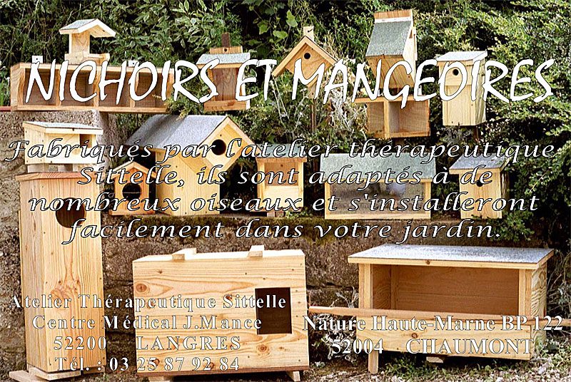 Atelier thérapeutique Sitelle