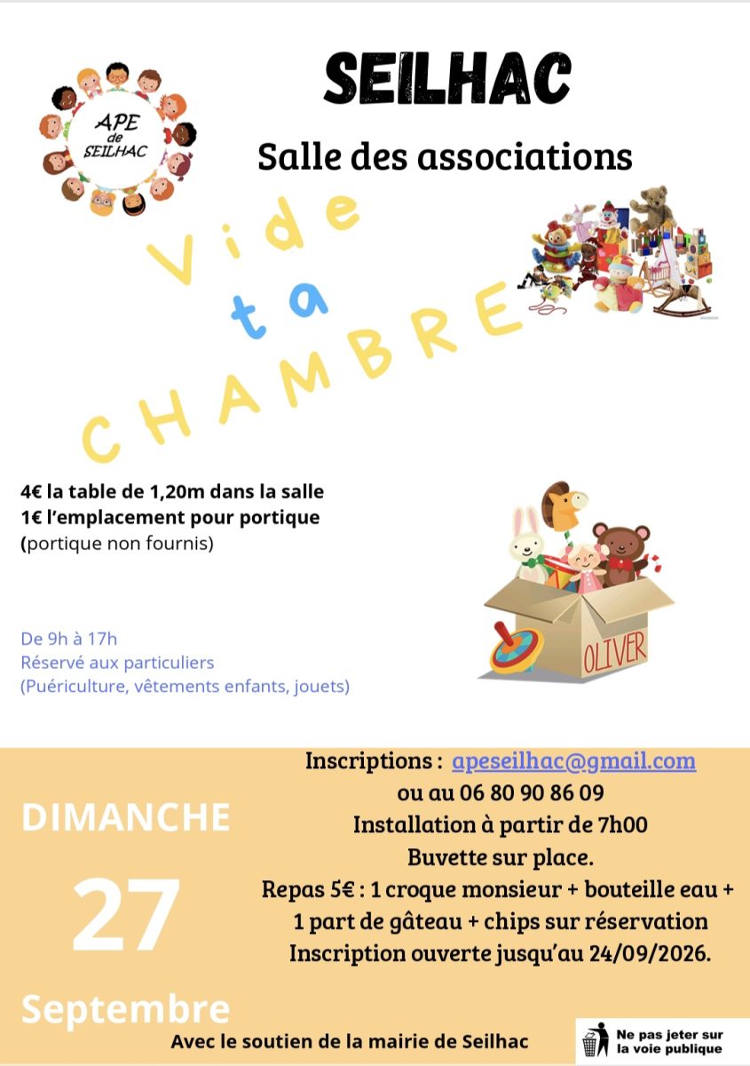 Vide ta chambre