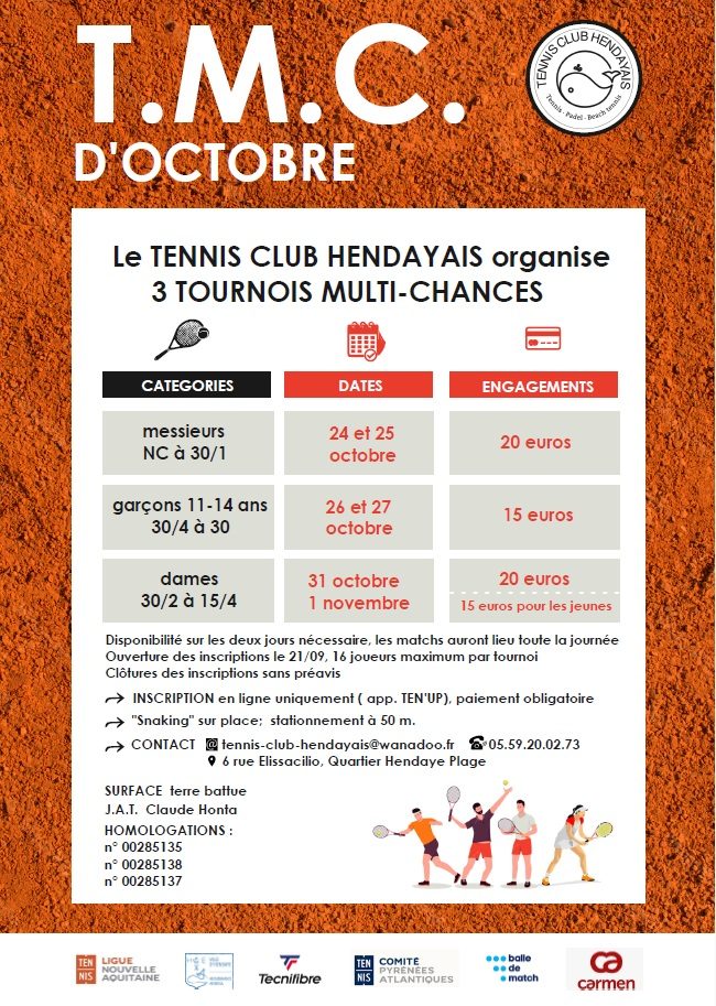 Tennis - Tournoi "dames" de 30/2 à 15/4