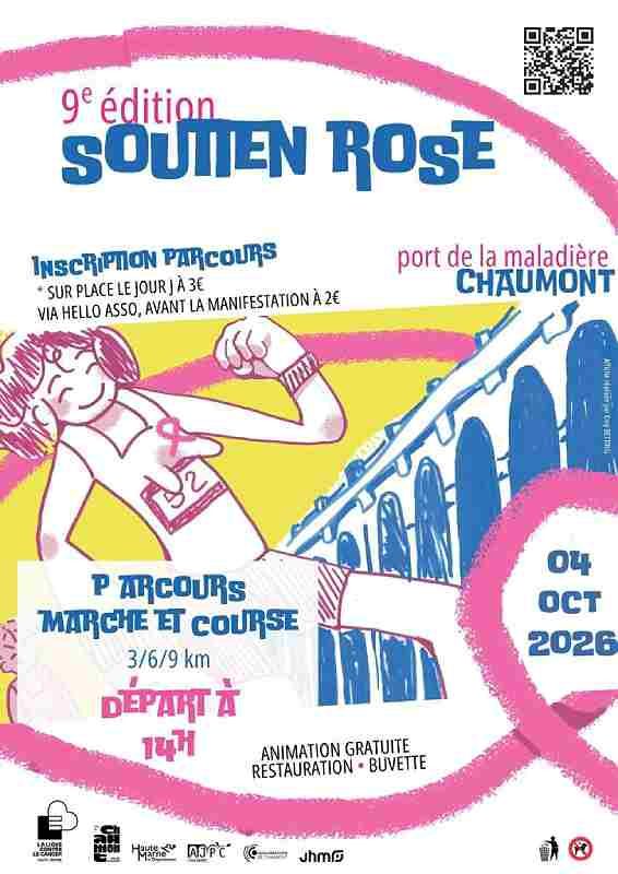 9e édition de soutien rose : marche et course