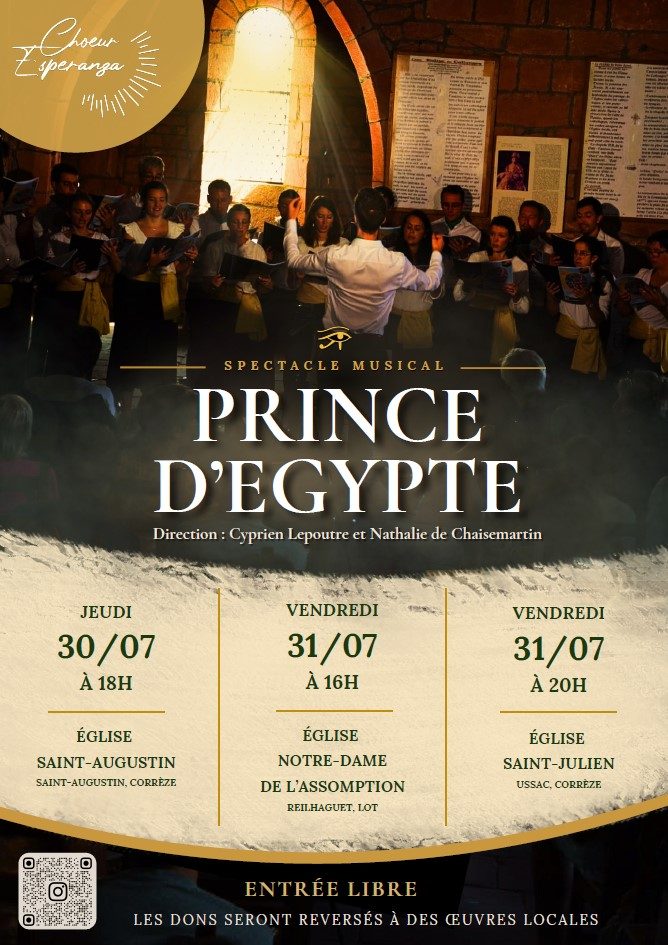 Spectacle musical "Prince d'Egypte"