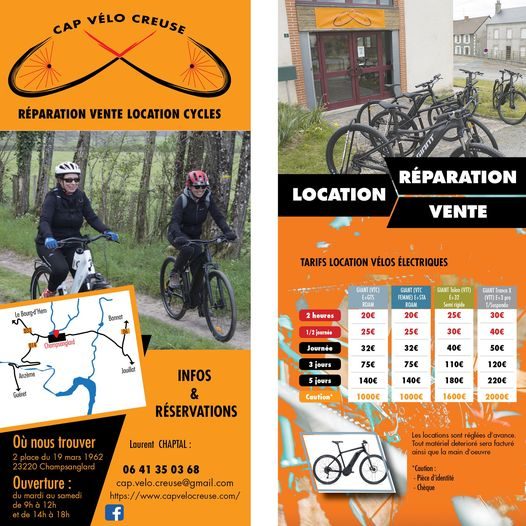 CAP VELO CREUSE