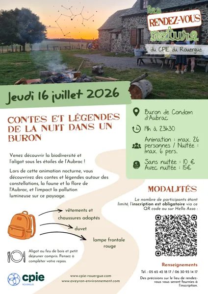 Contes et légendes de la nuit dans un buron