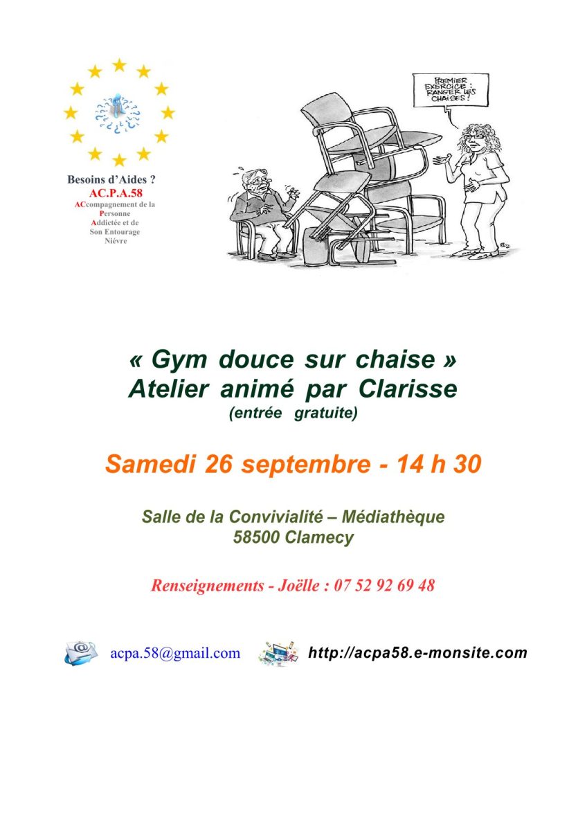 Gym douce sur chaise