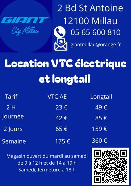 Giant City Millau - Orcel Cycles