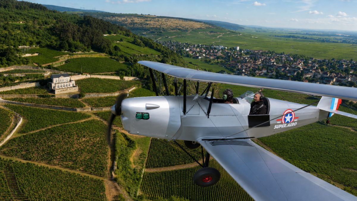 MB AÉRO – Baptême de l'air en biplan Stampe SV4-RS à Nuits-Saint-Georges