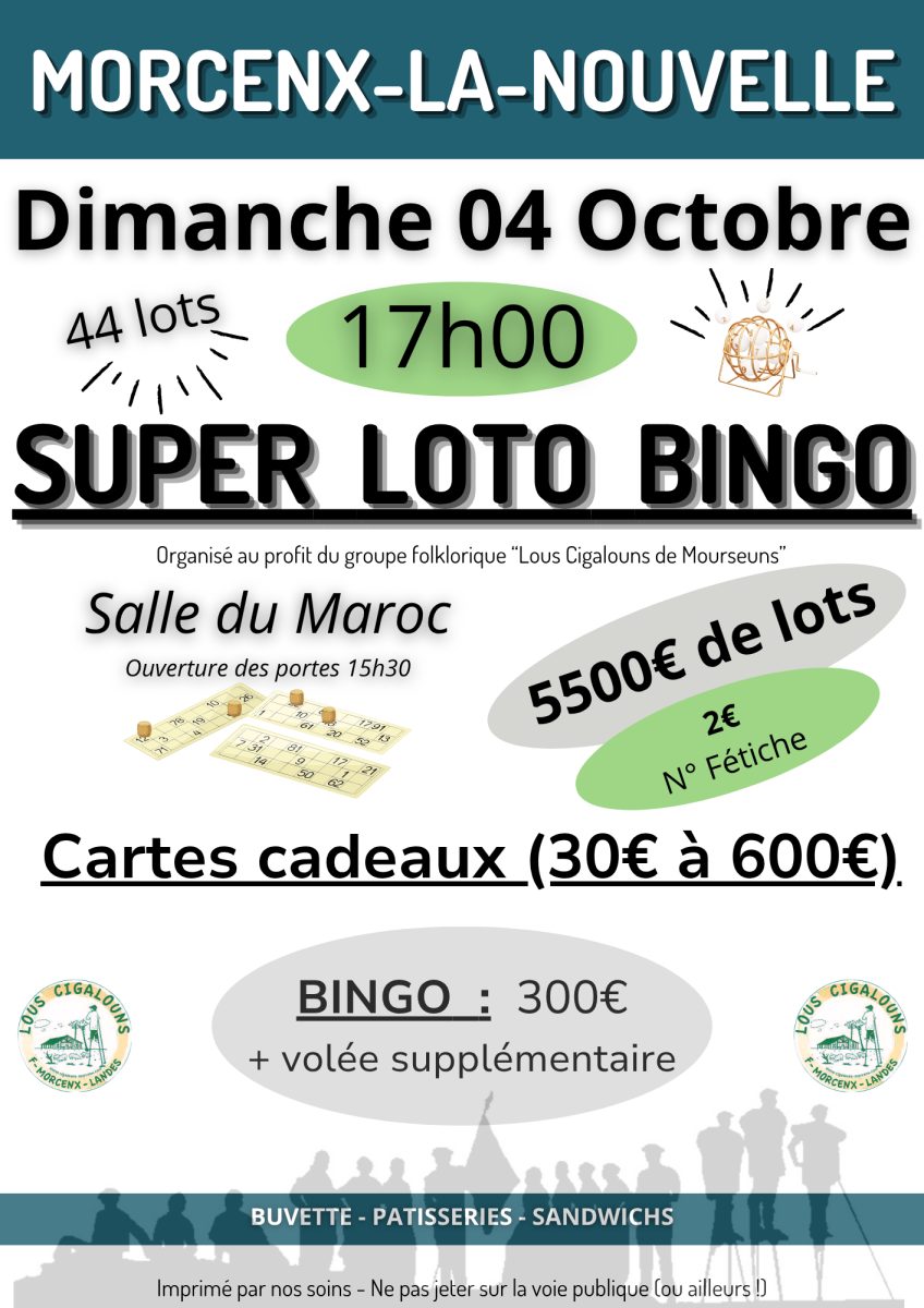 Super loto et Bingo des Cigalouns