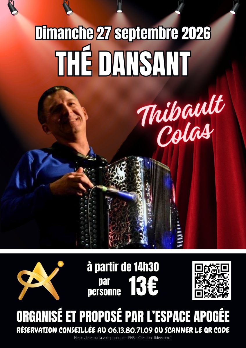 L'Espace Apogée reçoit Thibault Colas et son orchestre