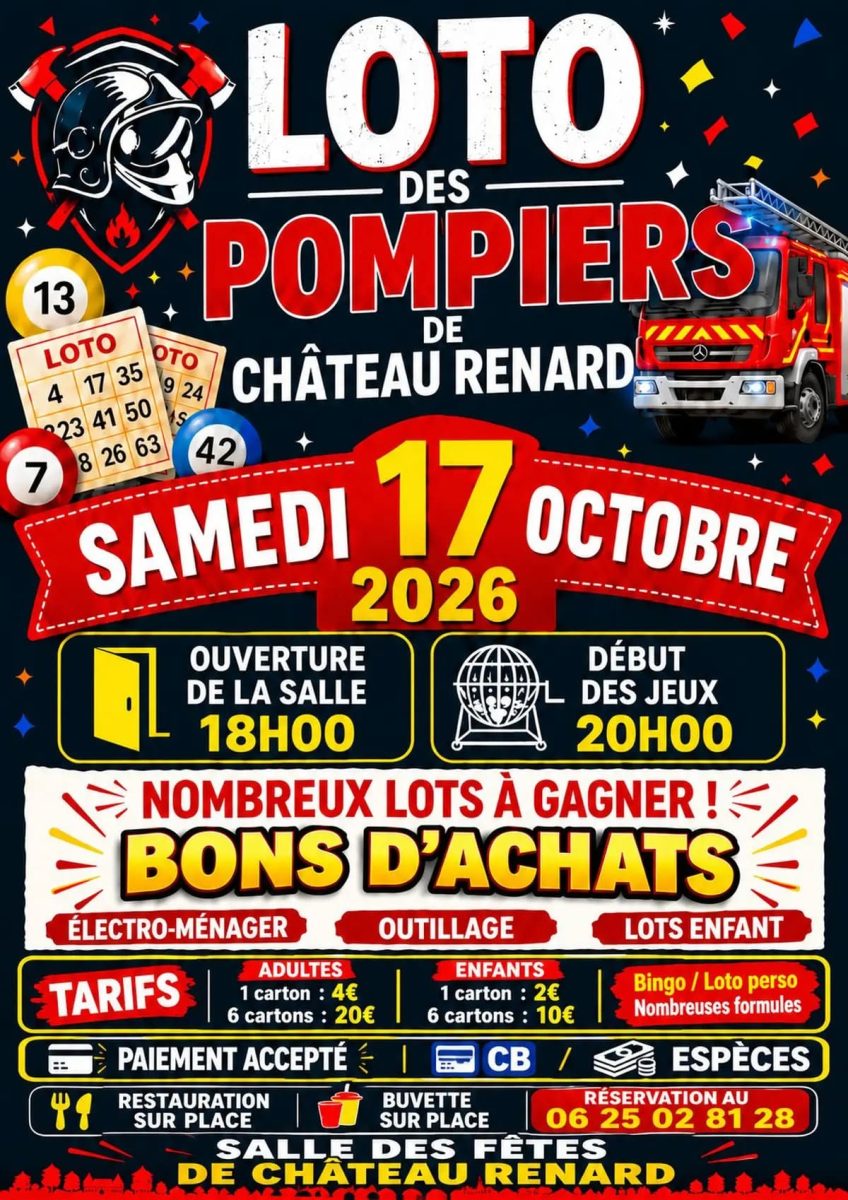 Loto de l'Amicale des pompiers