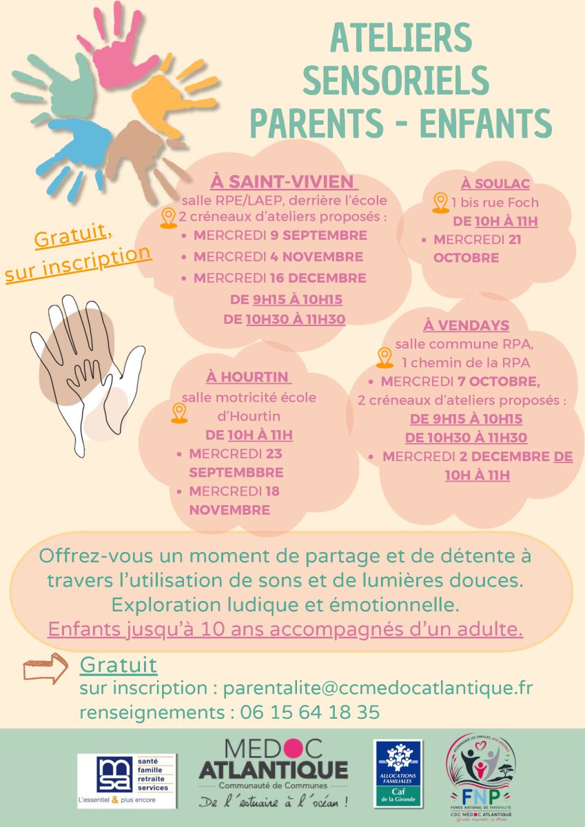 Ateliers sensoriels Parents-Enfants