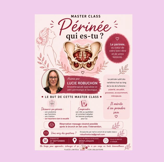 Master Class :  Périnée Qui es Tu?
