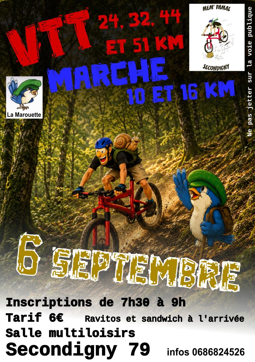 VTT et randonnée diurne des mem'pamal