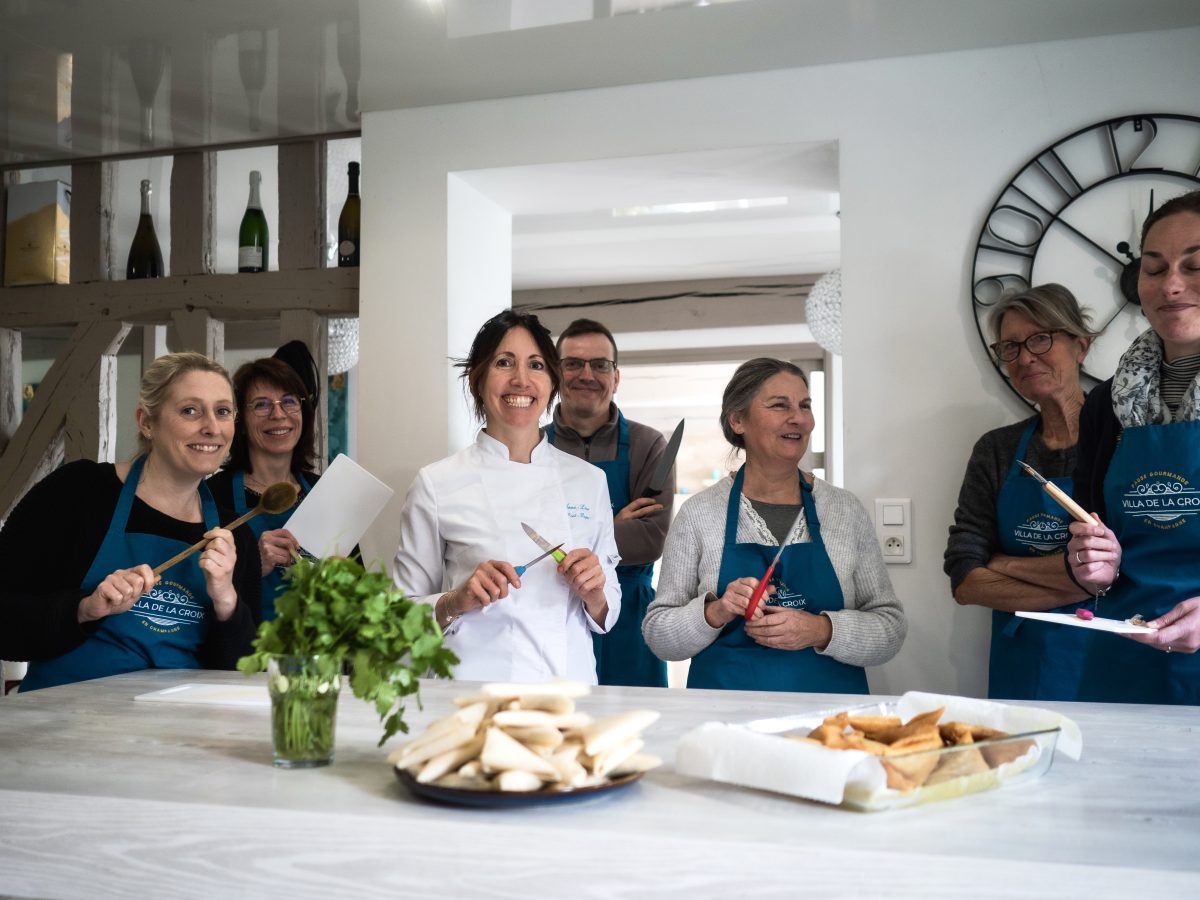 Cours de cuisine à la Villa de la Croix