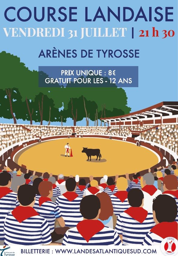 Course landaise mixte