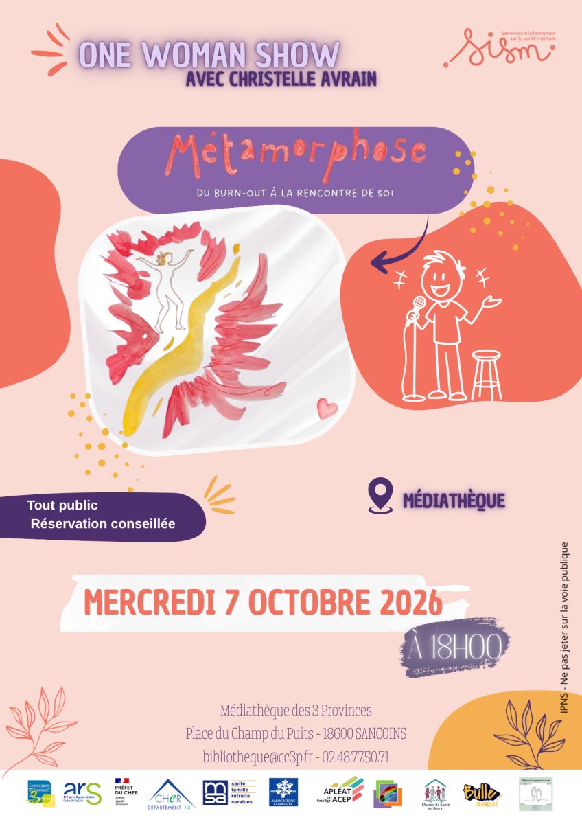 One Woman Show avec Christelle Avrain : « Métamorphose »