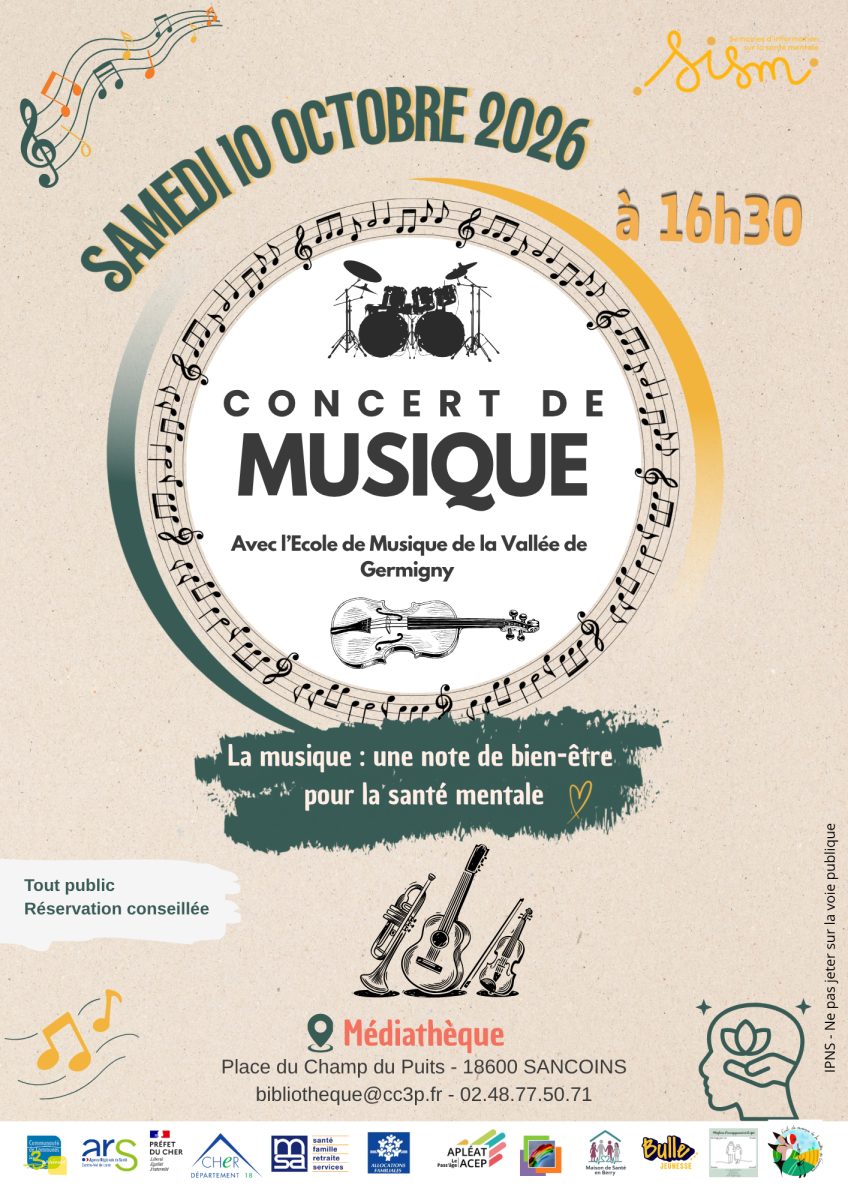 Concert de musique : « La musique : une note de bien-être pour la santé mentale »