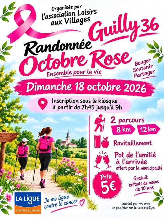 Randonnée Octobre Rose