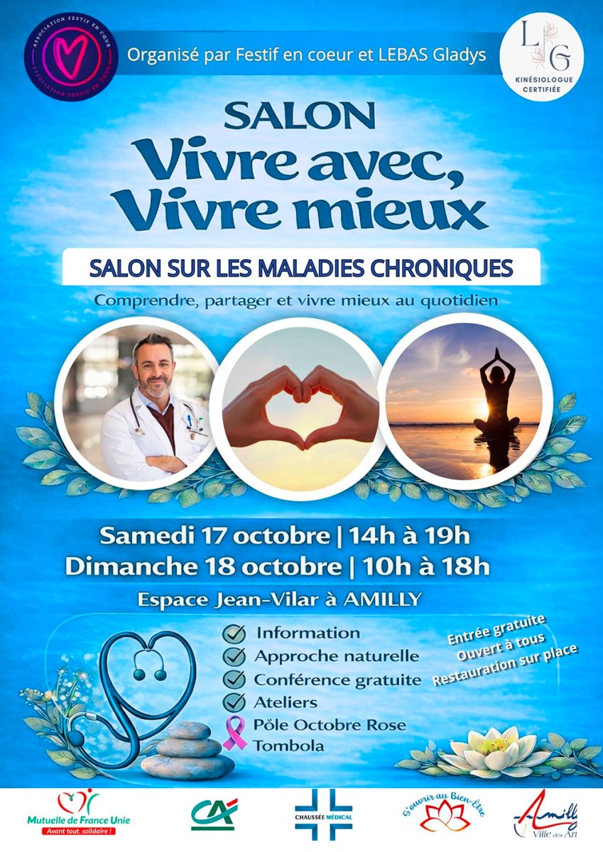 Salon sur les maladies chroniques : “Vivre avec, vivre mieux”