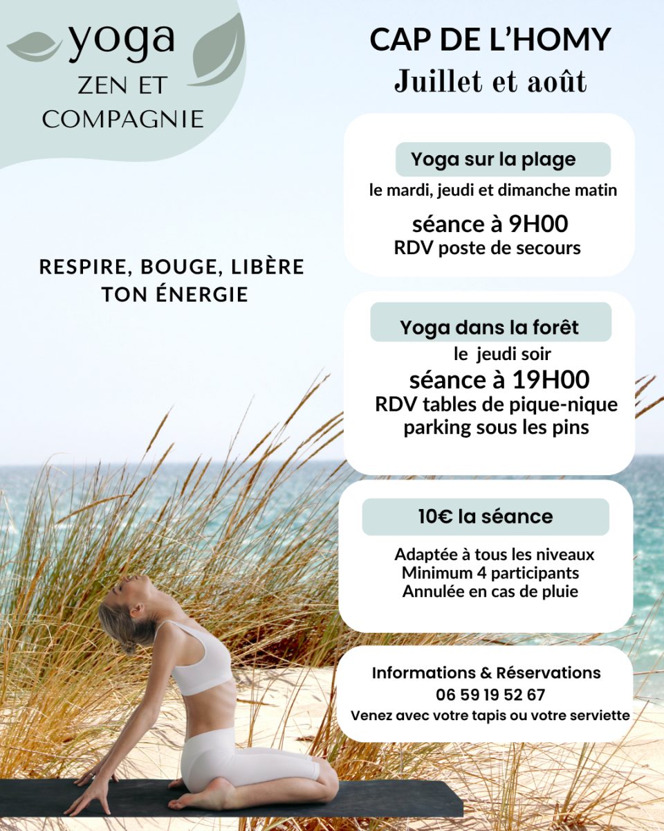 Yoga sur la plage
