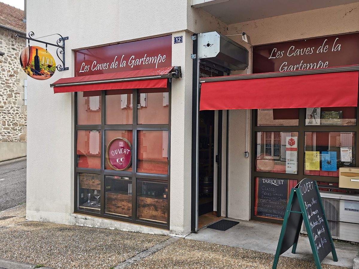 Les caves de la Gartempe, produits locaux