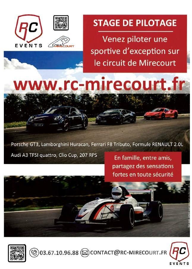 École de pilotage circuit de mirecourt rc events