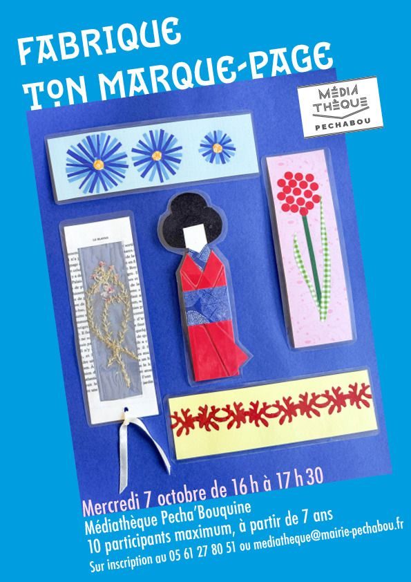 ATELIER FABRIQUE TON MARQUE-PAGE