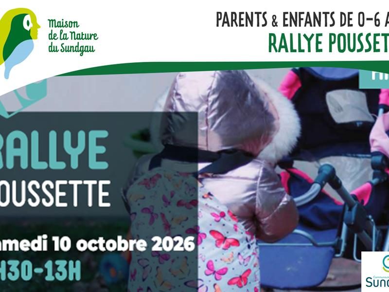 Rallye poussette - Parents et enfants de 0-6 ans