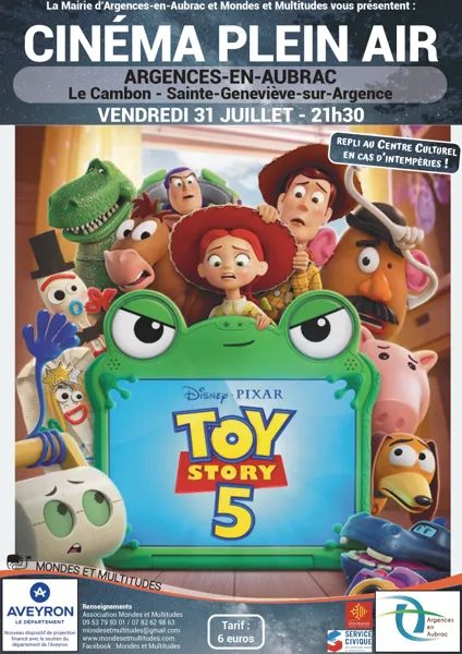 Cinéma en plein air : "Toy Story 5" - Argences en Aubrac