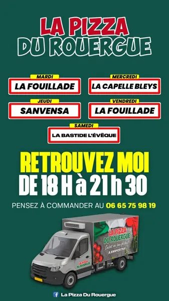 camion pizza La pizza du Rouergue