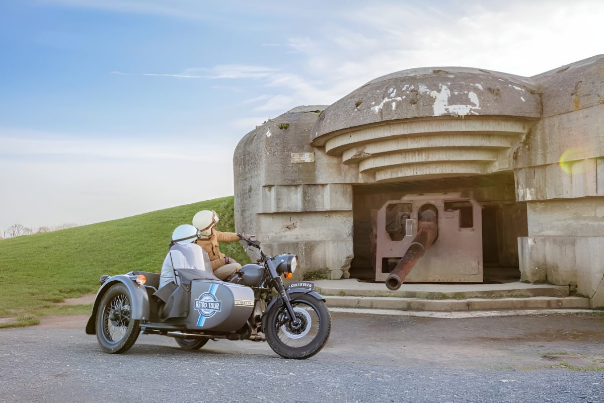 Retro Tour Normandy, Sidecar tours - Circuit des plages du Débarquement