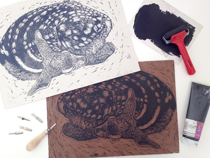 Atelier d’initiation à la linogravure