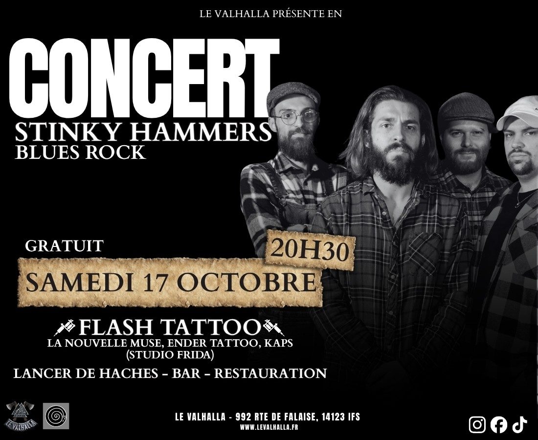 CONCERT STINKY HAMMERS AU VALHALLA