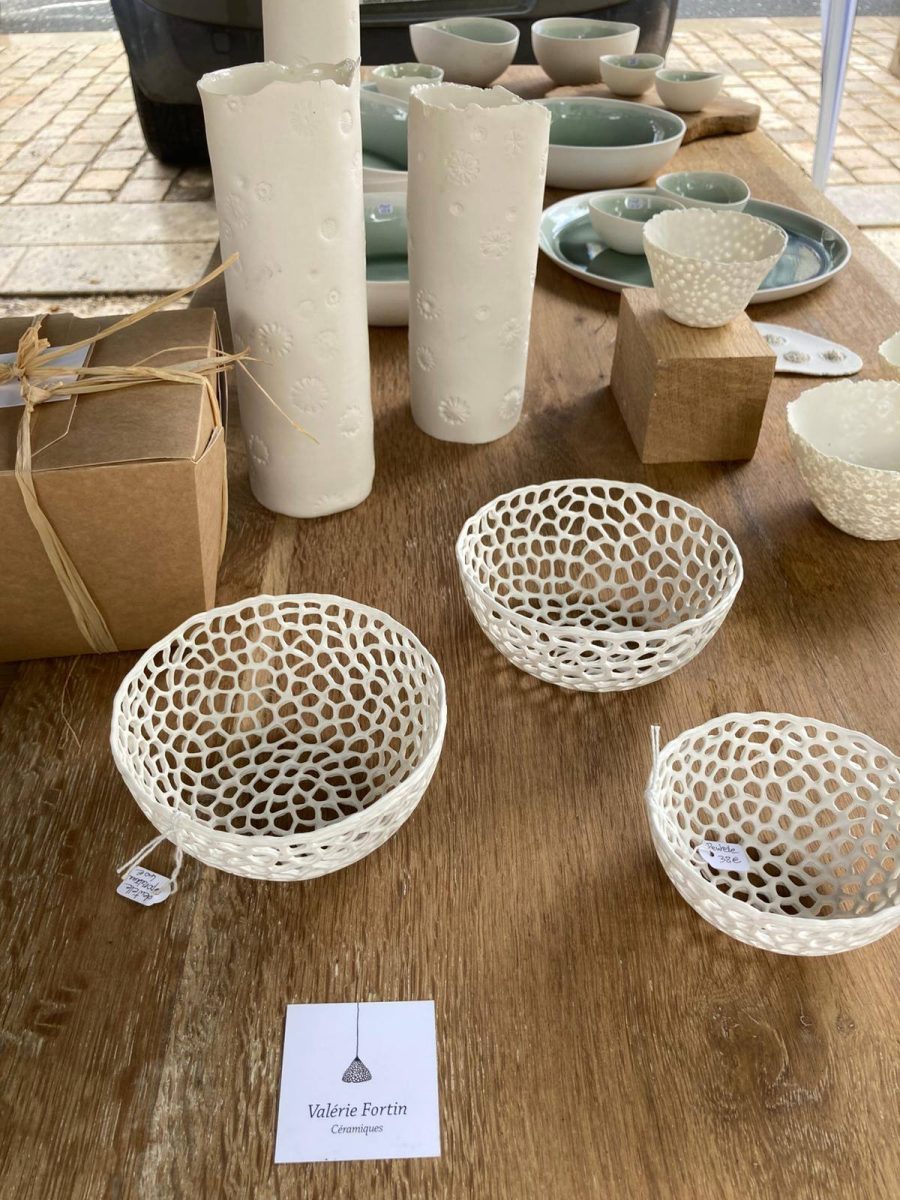 Valérie Fortin - Objets et Luminaires en porcelaine