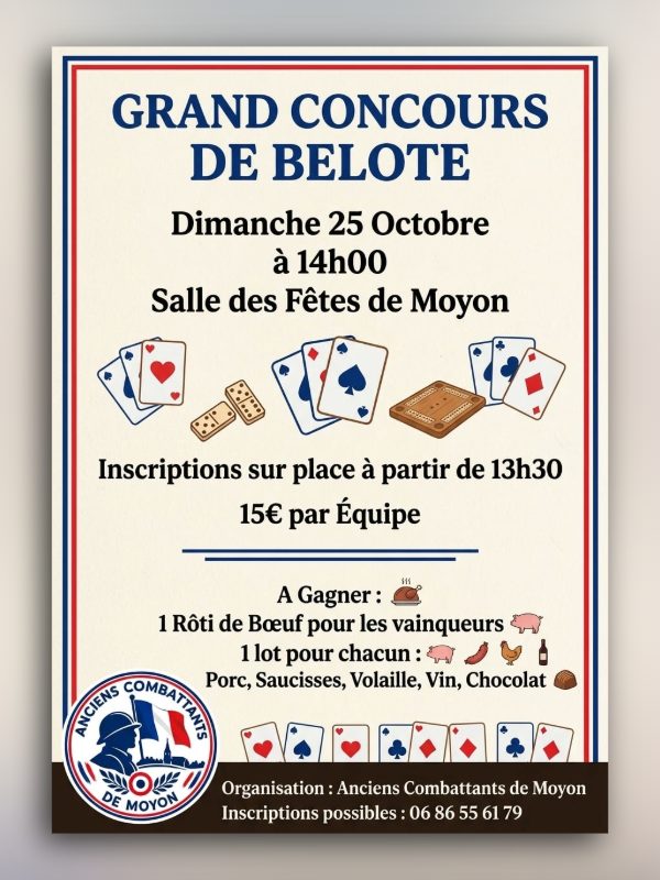 Concours de belote