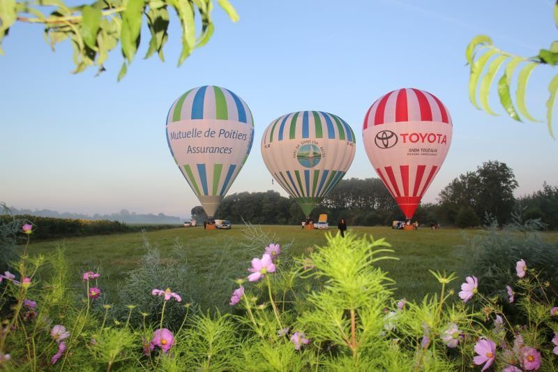 Montgolfière Centre Atlantique- Plateforme décollage