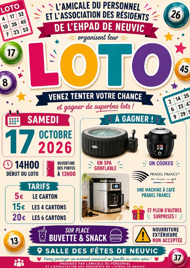 Loto EHPAD Neuvic