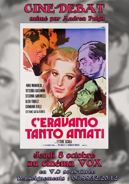Cinédébat au VOX : C'eravamo Tanti Amati - Ettore Scola