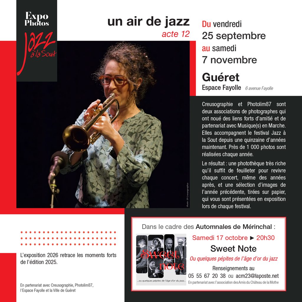 Jazz à la Sout' : exposition de photographies