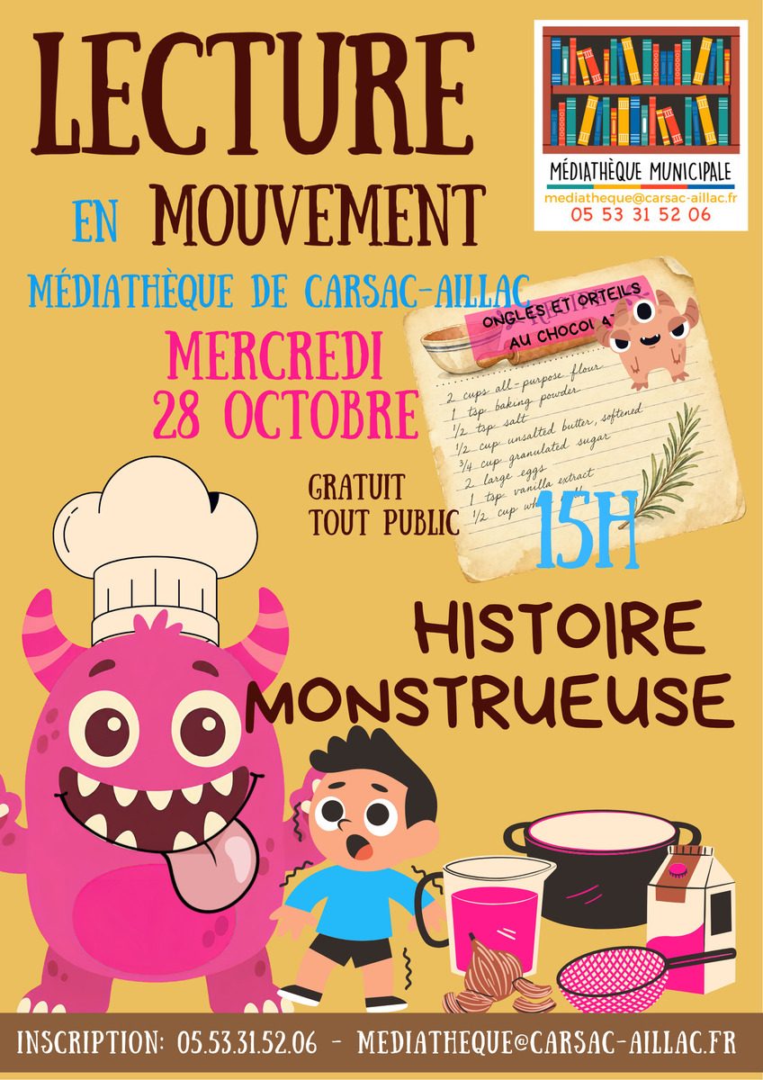 Lecture en mouvement – Histoire Monstrueuse