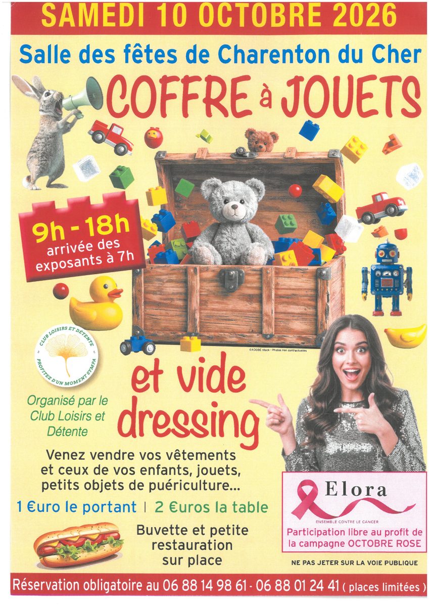 Coffre à jouets et vide-dressing