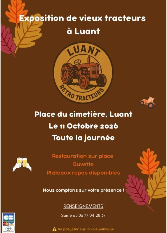 Exposition de vieux tracteurs